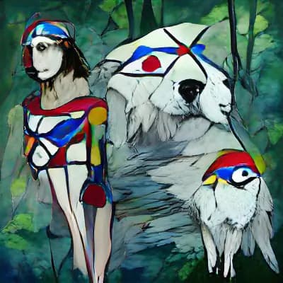 mondrian princess mononoke