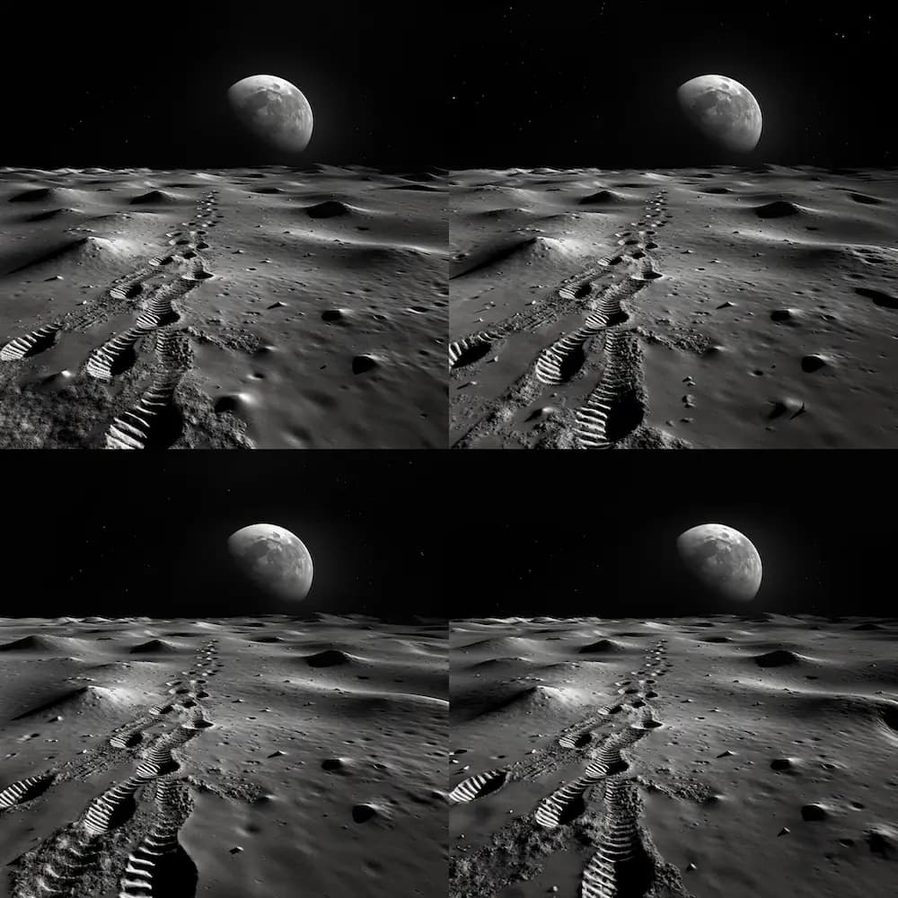 footprint on the moon 1 5 out