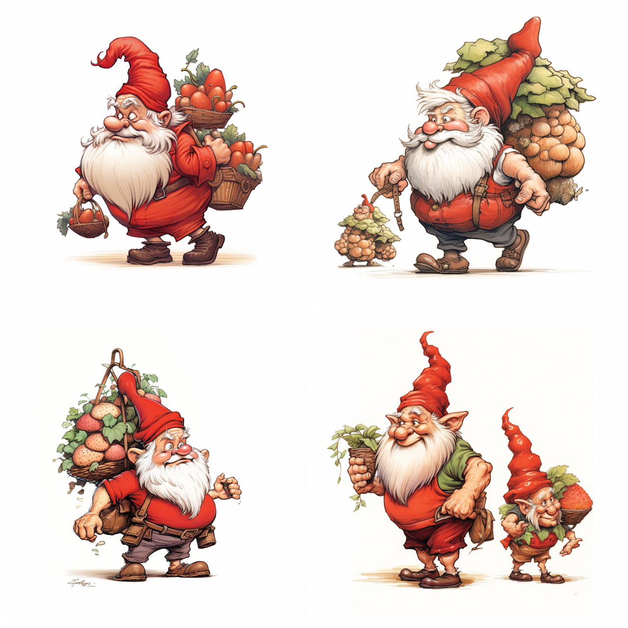Gnome prompt with unknown stylize level