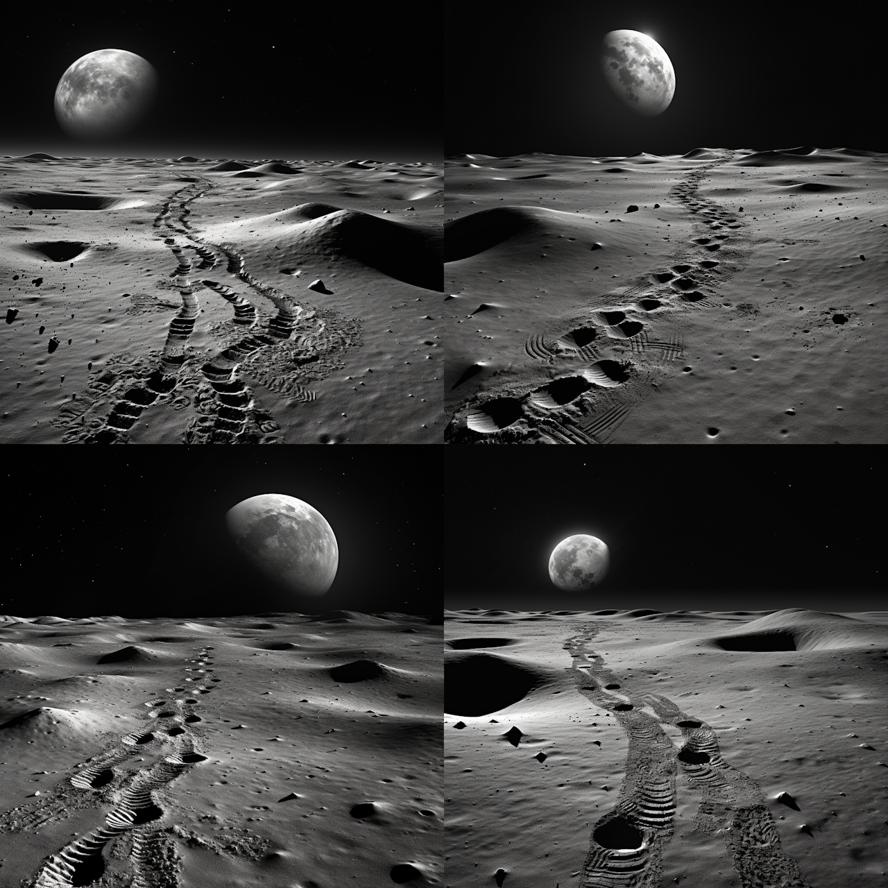 footprint on the moon 1